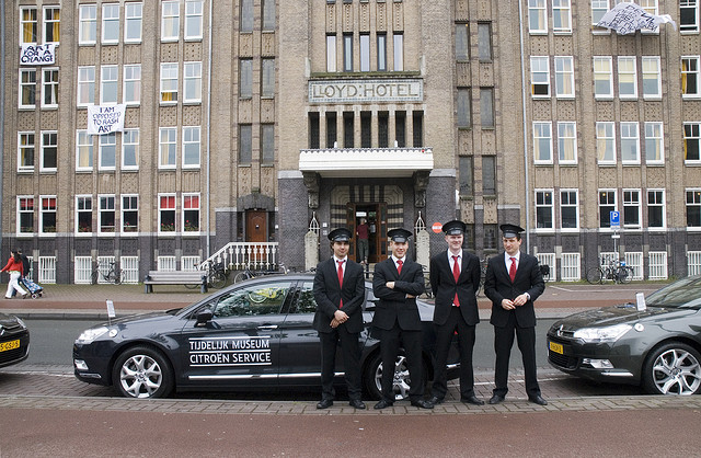 Photo: Chauffeurs in Amsterdam, The Netherlands. Photo by flickr user violarenate, used under a Creative Commons license.