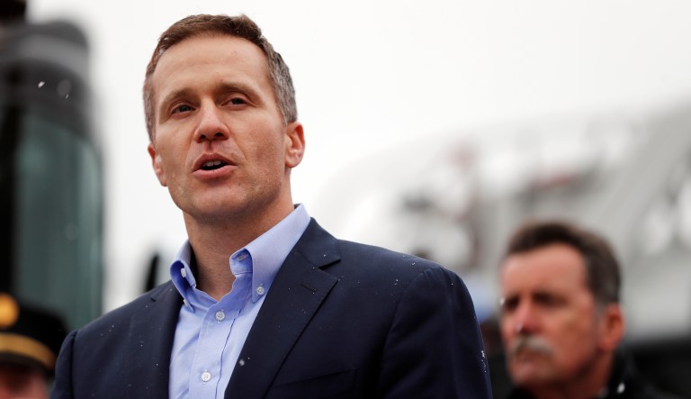 Missouri Gov. Eric Greitens, a Republican, has admitted to an extramarital affair but has denied accusations that he blackmailed his mistress. 