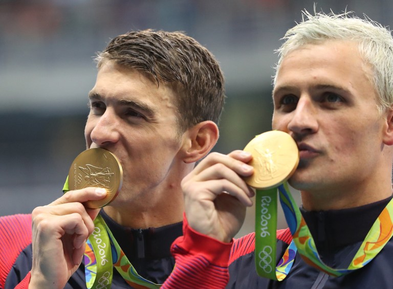 Police in Rio de Janeiro, Brazil, said Tuesday they have been unable to verify claims U.S. Olympian Rio Lochte and three other swimmers were robbed at gunpoint over the weekend. (AP Photo/Lee Jin-man)