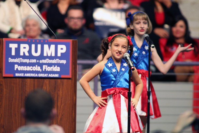 We looked back at some of the one-and-done moments — the one-hit wonders — that filled election headlines. (AP Photo)