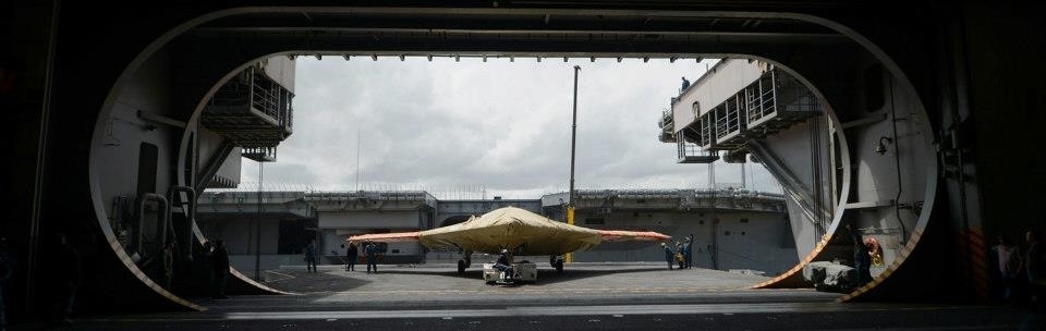 U.S. launches drone from aircraft carrier