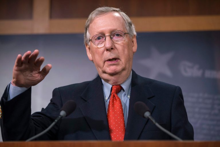 Senate Majority Leader Mitch McConnell, R-Ky., said 