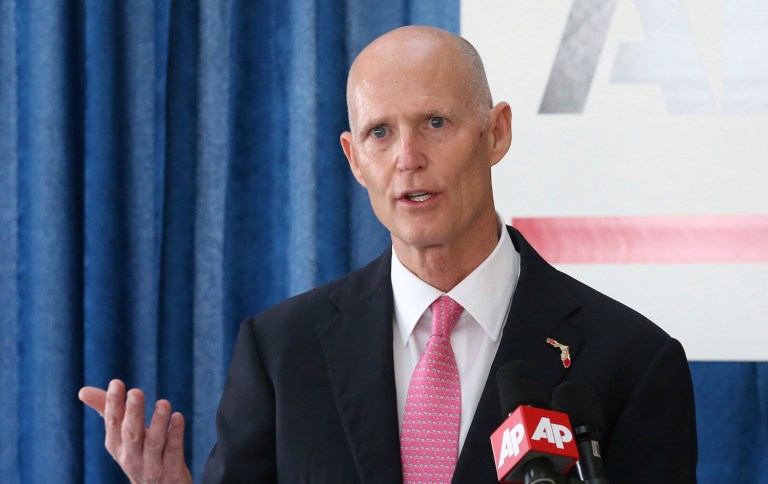 Scott said that what mattered most to him was that his state was treated the same as other states. (AP Photo/Steve Cannon)