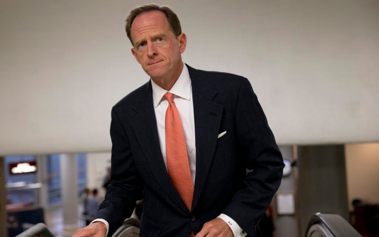 Sen. Pat Toomey's campaign announced a $2 million fundraising number in the third quarter. (AP Photo/Carolyn Kaster)