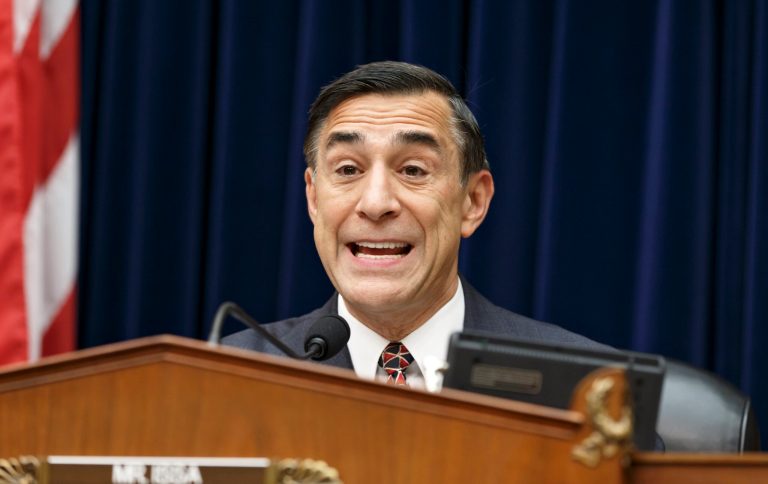 House Oversight Committee Chairman Rep. Darrell Issa, R-Calif., leads a hearing on Capitol Hill in Washington, Friday, Oct. 24, 2014, as his panel updates its examination of the government's response to the Ebola outbreak. (AP Photo/J. Scott Applewhite)