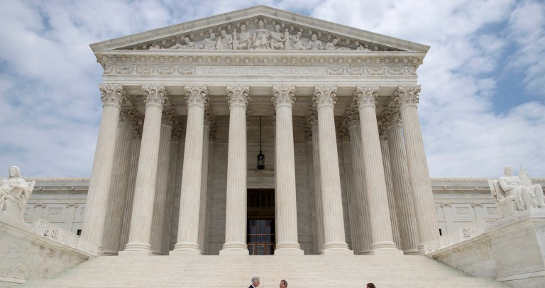 The Justice Department under President Trump has switched sides in a labor case before the Supreme Court dating back to the Obama administration. (AP Photo/J. Scott Applewhite)