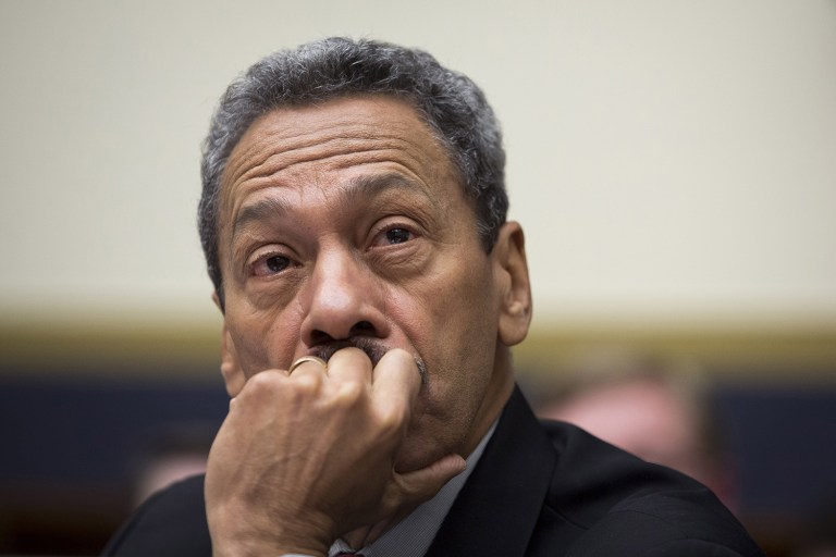 Mel Watt, the director of the Federal Housing Finance Agency, told a panel of senators Thursday that the government-sponsored enterprises will see their capital buffer reduced to zero under law by the start of next year, leaving the companies at the mercy of markets. (Drew Angerer/Bloomberg)