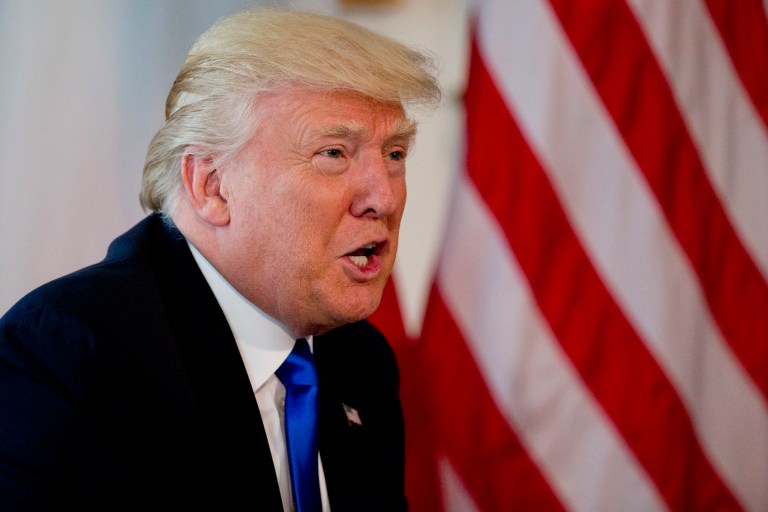 The media should tread carefully. They are already facing a credibility crisis. (AP Photo/Peter Dejong, Pool)