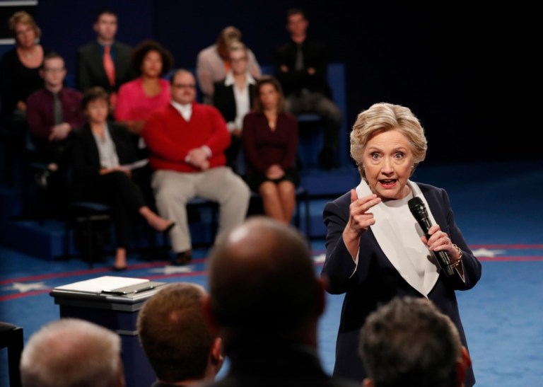 Combined, Hillary Clinton cosponsored 1,924 pieces of legislation, 453 of which passed either chamber of Congress. (AP Photo)