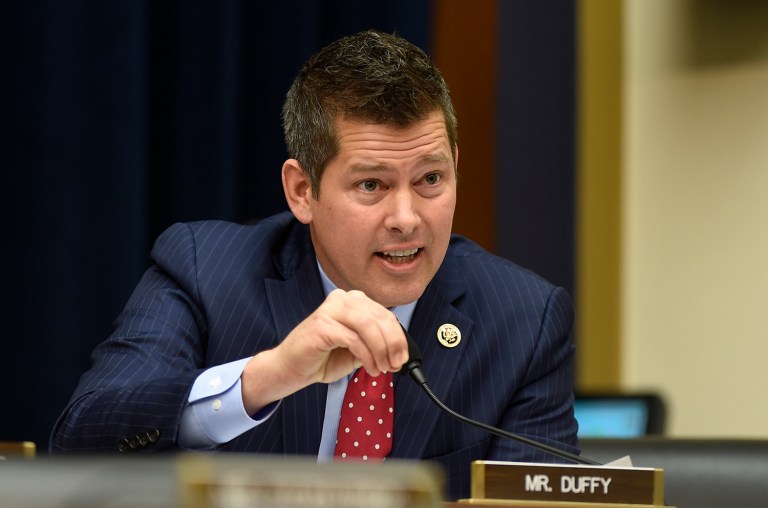 Rep. Sean Duffy, R-Wis., said Obama's decision to impose sanctions and expel 35 Russians intelligence agents for overstepping their diplomatic bounds into intelligence affairs isn't tough. (AP Photo/Susan Walsh, File)