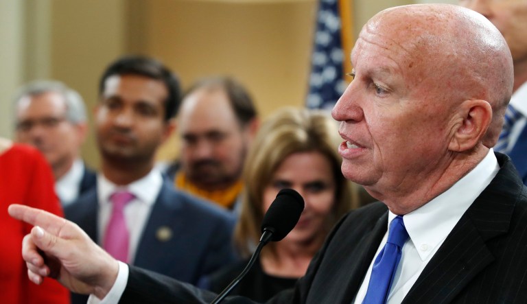 House Ways and Means Committee Chairman Kevin Brady suggested that it would be too risky to allow a complex bill that would affect the economy to be abruptly changed in a floor vote. (AP Photo/Jacquelyn Martin)