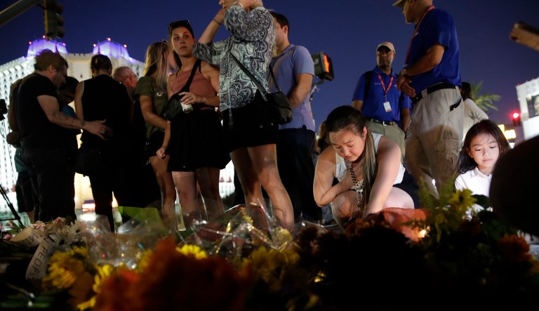 More than half of Americans pray every day, according to Pew Research. When they offer prayer, they offer to use this most valued relationship to help others in need. While many see prayer as impactful in a time of crisis like the Las Vegas shooting, unfortunately, many on the Left launched an attack on its legitimacy and its impact. (AP Photo/John Locher)