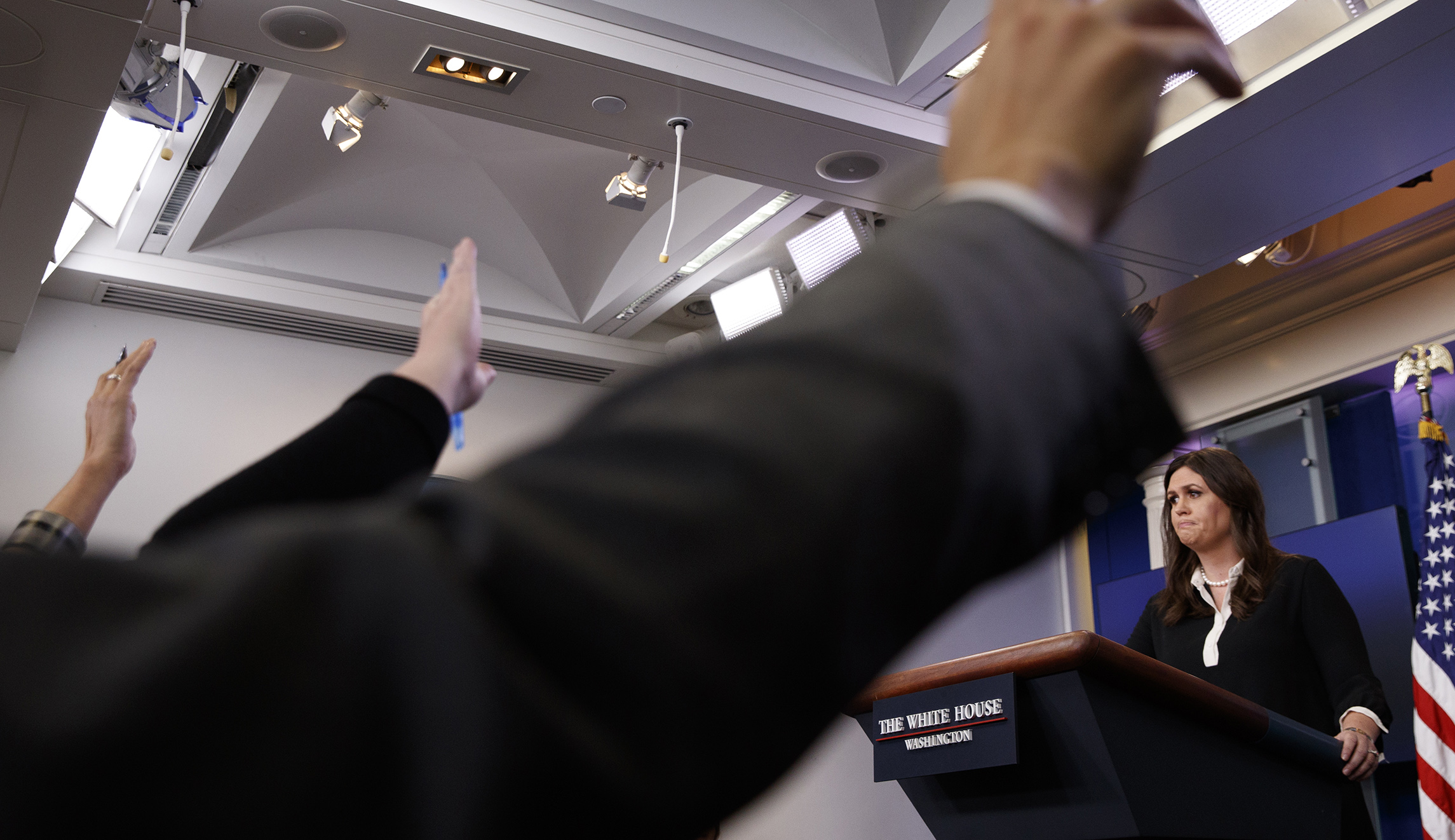 Sarah Sanders: Media spends most of its time pushing ‘false narrative on Russia’