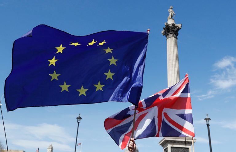 This will begin a sparkling new era of post-EU politics. (AP Photo/Kirsty Wigglesworth)