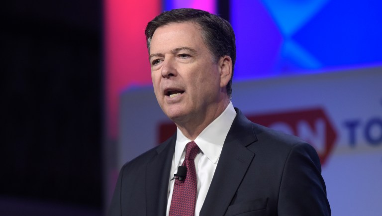 James Comey was getting ready to give a speech in Los Angeles when he learned he was fired as the FBI director. (AP Photo/Susan Walsh)