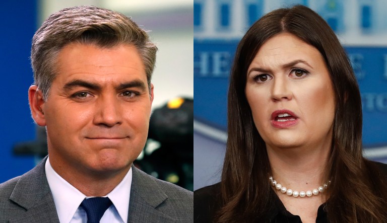 Acosta ignored the alleged warning, using a 