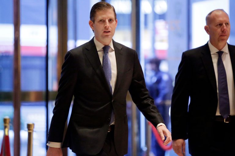 Eric Trump this week announced he will no longer fundraise for his personal charity. (AP Photo/Richard Drew)