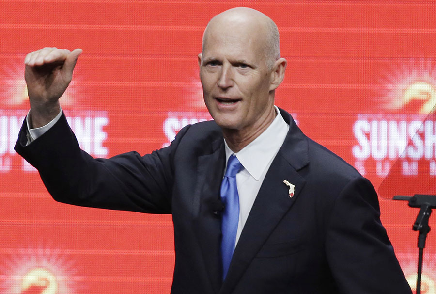 Florida Gov. Rick Scott endorses Trump