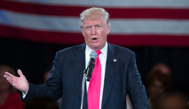 President Trump's tweets banning transgender people from serving in the military set off a mad scramble at the Pentagon Wednesday morning, as officials raced to sort out the details after the surprise announcement. (AP Photo/Evan Vucci)