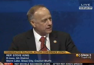 Steve King: I put “Edison” light bulbs in office