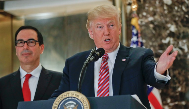 Implementing the tax overhaul will prove a major task for President Trump's Treasury Secretary Steven Mnuchin. (AP Photo/Pablo Martinez Monsivais)