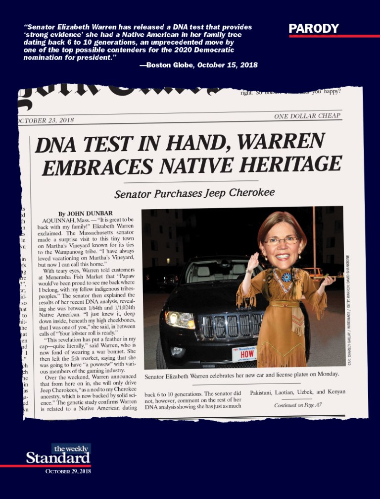Warren Embraces Native Heritage