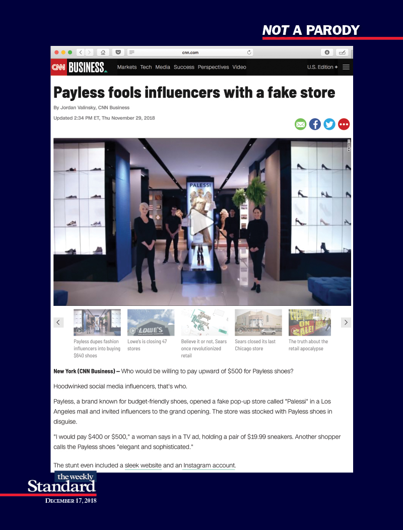 The Fake Payless Store