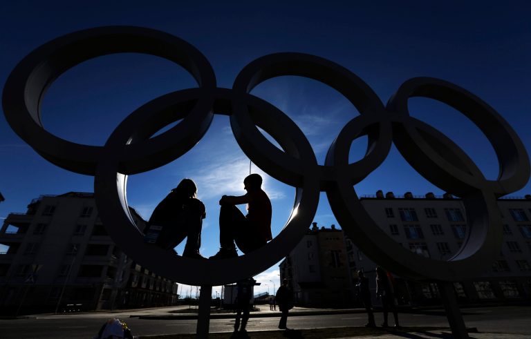 An environmental activist in Sochi has been sent to jail for three years for spray-painting a fence. (AP Photo/Morry Gash)