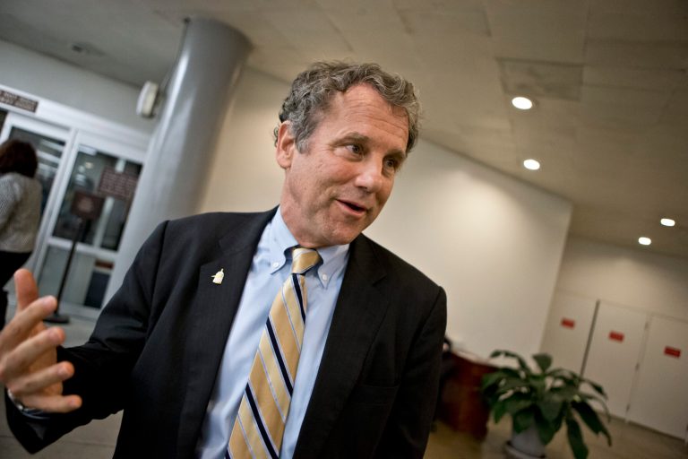 Sen. Sherrod Brown promised that he'll be fair to Wall Street banks if he becomes the Senate Banking Committee chairman. (AP Photo)