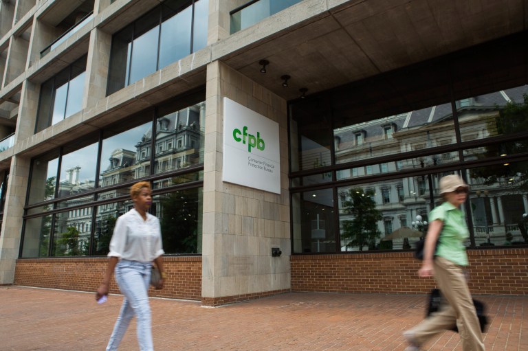 Consumer Financial Protection Bureau headquarters in Washington. (Graeme Jennings/Washington Examiner)