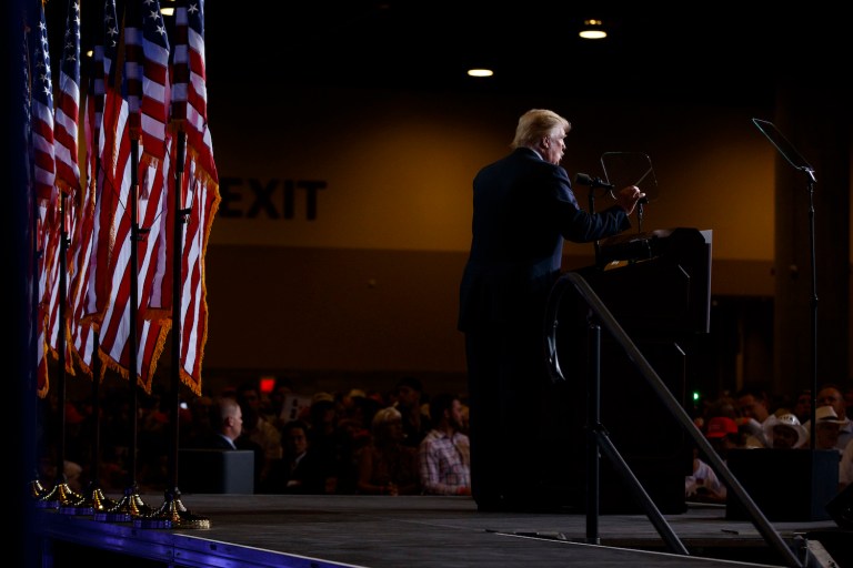 Here's what 2016 would look like through Super Tuesday. (AP Photo/Evan Vucci)