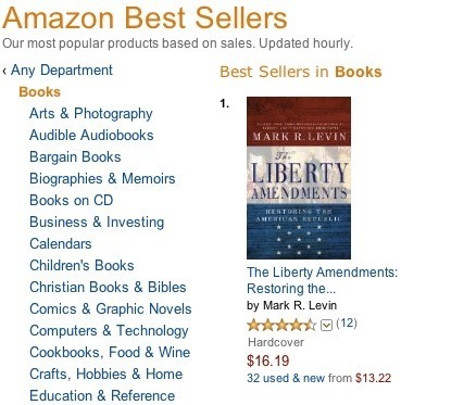 Day 1, Number 1: Mark Levin’s ‘Liberty Amendments’ tops Amazon on debut