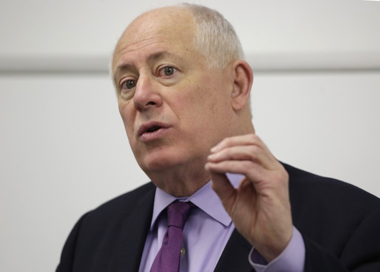 Former Illinois Governor Pat Quinn signed reforms to the pension funds into law in December 2013, but the Illinois Supreme Court overturned the reforms as unconstitutional. (AP Photo/M. Spencer Green)