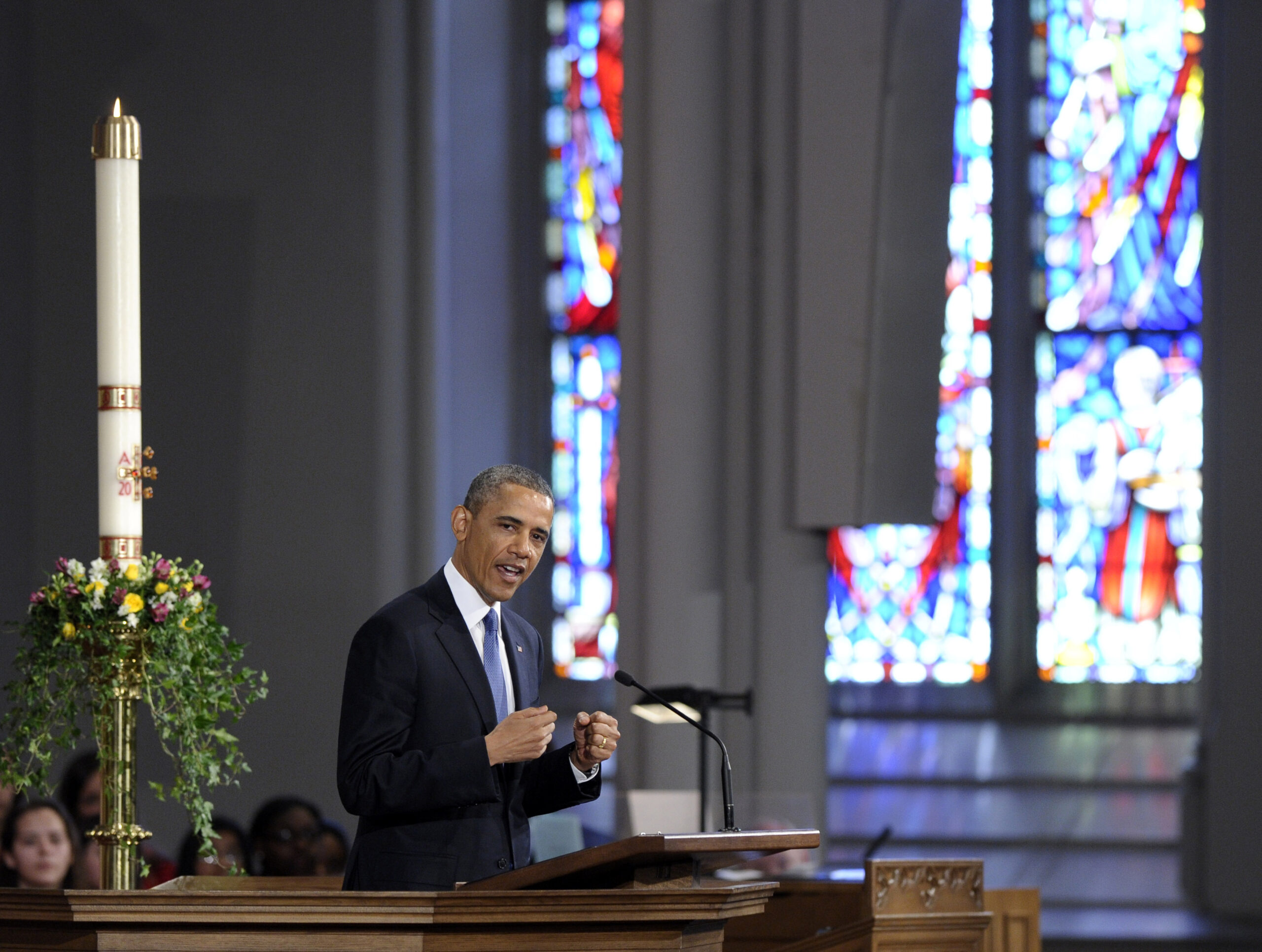President Obama offers comforting words to grieving Boston: ‘You will run again’
