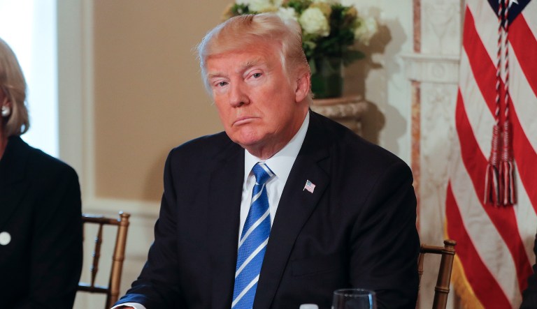 President Trump sent his third warning in a week to the North Korean regime. (AP Photo/Pablo Martinez Monsivais)