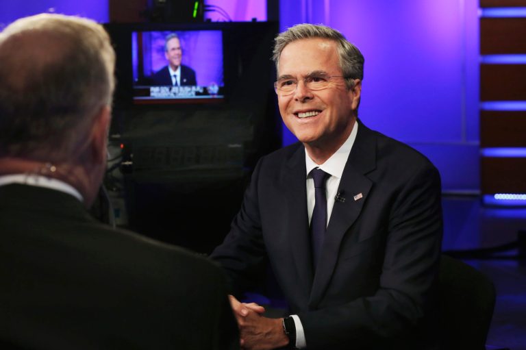 Jeb Bush was called out by two major press stories, including one by The New York Times last weekÂ that looked at Bush's standing among black residents in Florida during his tenure asÂ the state's governor. (AP Photo)