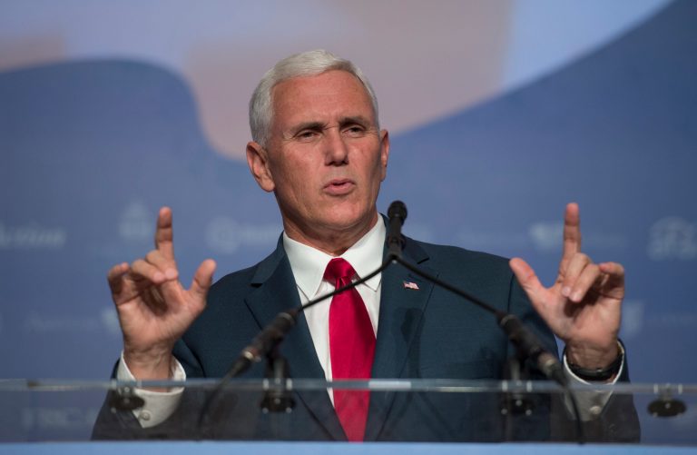 The Trump administration is committed to a full repeal and replacement of Obamacare, Vice President Pence said. (AP Photo/Molly Riley)