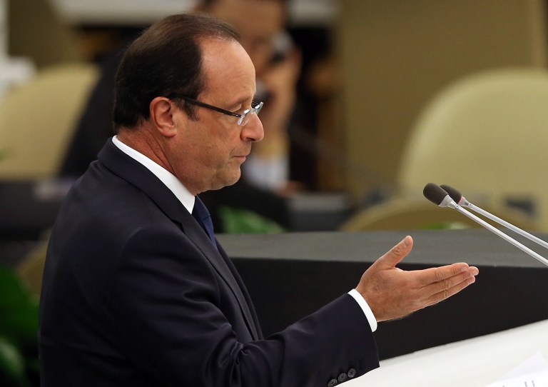 French President FranÃ§ois Hollande wanted to address âlegitimate questionsâ following reports about National Security Agency surveillance of French citizens.  (John Moore/Getty Images)