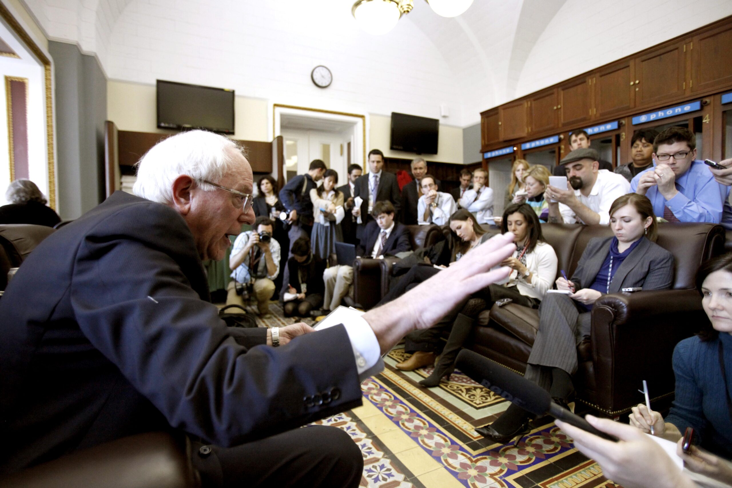 Press ready to take Bernie Sanders White House bid seriously — sort of