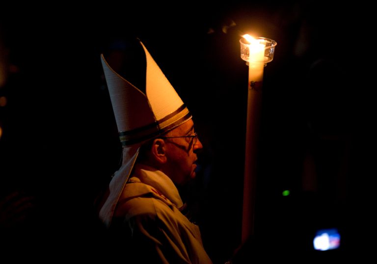 At Easter vigil, Pope seeks to bring faith to ‘ends of the Earth’