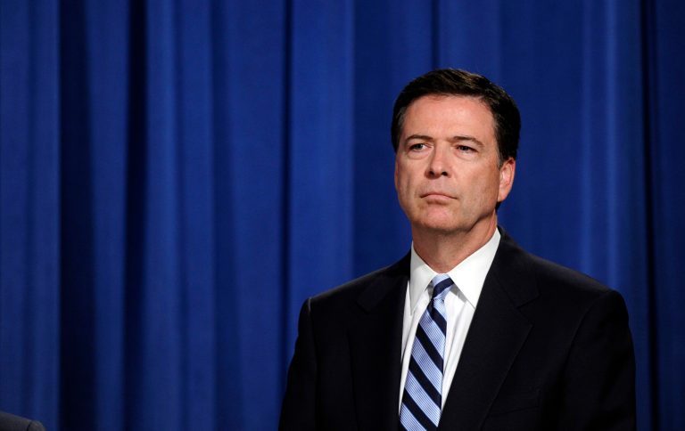 The ad campaign, set to run during former FBI Director James Comey's Thursday testimony before the Senate Intelligence Committee, will portray him as a self-interested Washington insider. (AP Photo/Susan Walsh)