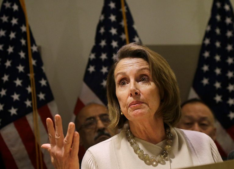 House Minority Leader Nancy Pelosi slammed a leaked draft plan to repeal and replace Obamacare, saying it cuts coverage and amounts to a tax break for the wealthy. (AP Photo/Jeff Chiu)