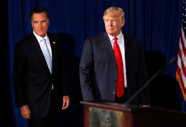 Trump fired back at Romney for wondering if a 