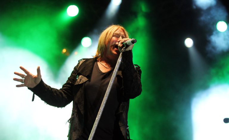   FILE - This June 8, 2012 file photo shows Joe Elliott performing with the band Def Leppard at the after party for the 