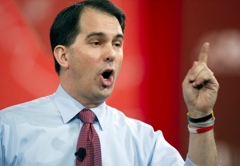Scott Walker's presidential campaign announcement happens to coincide with the latest deadline set by the Obama administration in its negotiations with Iran. (AP Photo)
