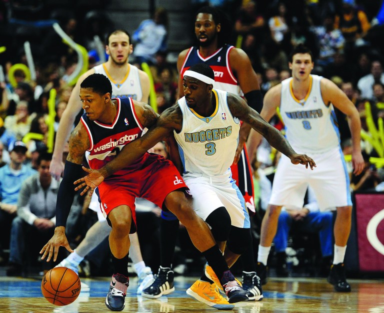 Chris Schneider/AP
Washington rookie guard Bradley Beal is working to catch up after missing five games with a sprained right wrist.