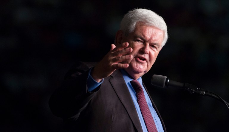 After former Speaker of the House Newt Gingrich was asked on Thursday if Steve Bannon could survive his battle with President Trump, he said, 