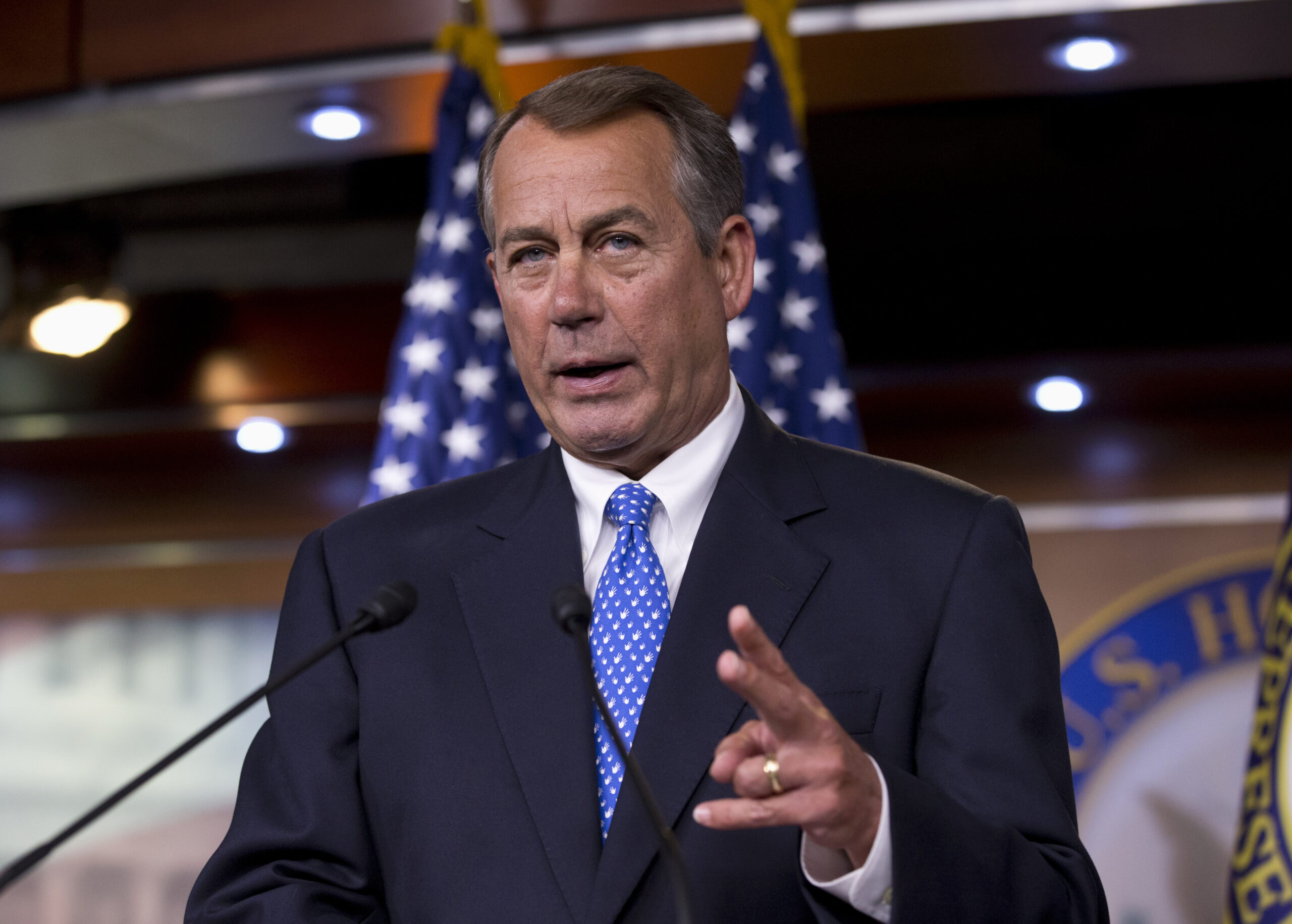 John Boehner signals support for short-term funding bill to avert government shutdown