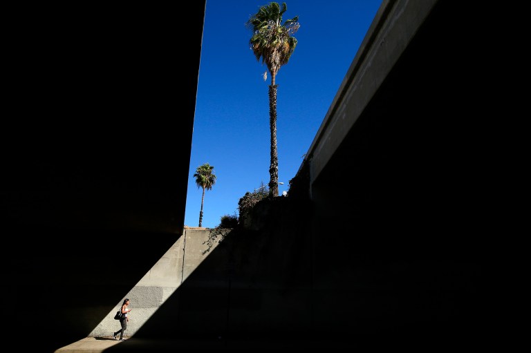 Republican presidential front-runner Donald Trump may want to avoid West Hollywood when he campaigns in California ahead of the state's potentially decisive June 7 primary. (AP Photo/Jae C. Hong)