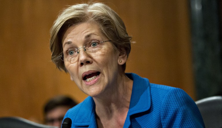 Sen. Elizabeth Warren, D-Mass., said 